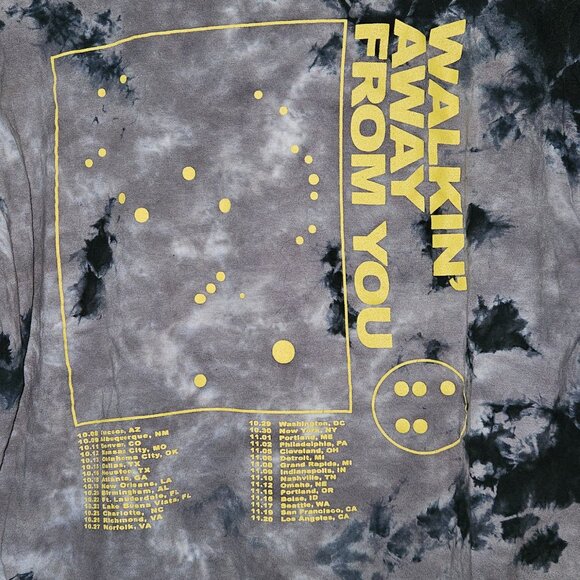 X Ambassadors Merch Tee Walkin' Away From You Tie Dye - Picture 1 of 6